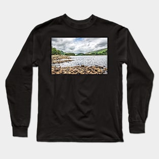 Rocky Shore At Thirlmere Long Sleeve T-Shirt